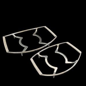 Vintage Corningware Cradles Casserole Trivet Stand Racks Set/2 P-10 & P-11